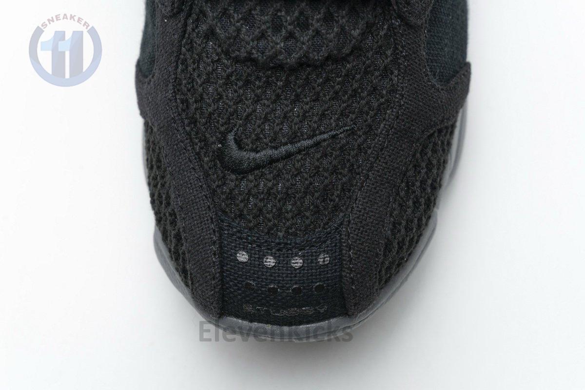 CQ5486-001 Stussy x Nike Air Zoom Spiridon Cage 2 Black Cool Grey