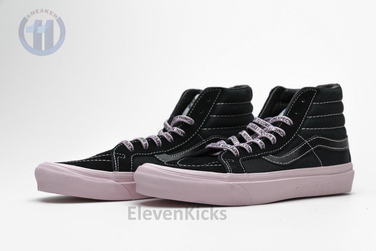 VN0A36C7OYN Vans OG SK8-HI LX Black Pink