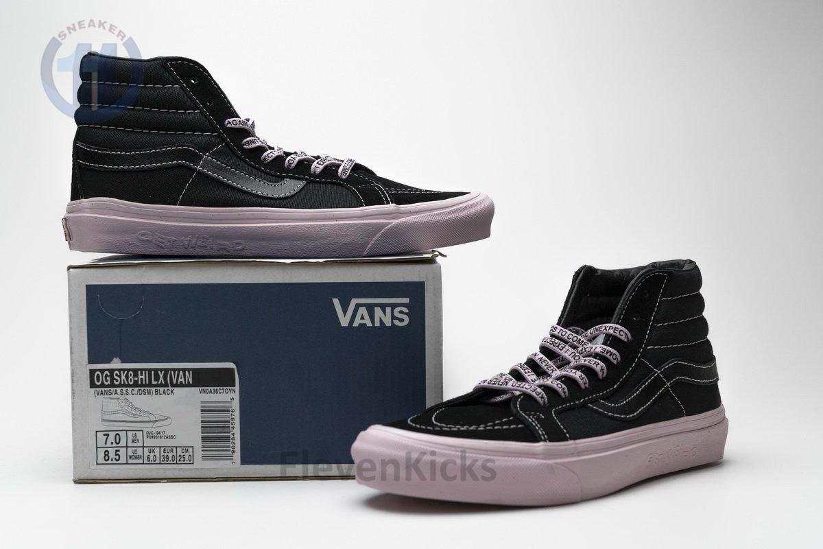 VN0A36C7OYN Vans OG SK8-HI LX Black Pink