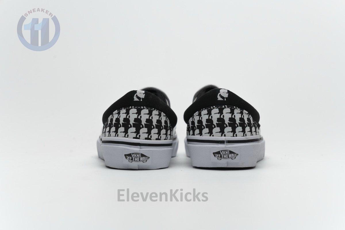 Vans Classic Slip-On Karl Lagerfeld Black White