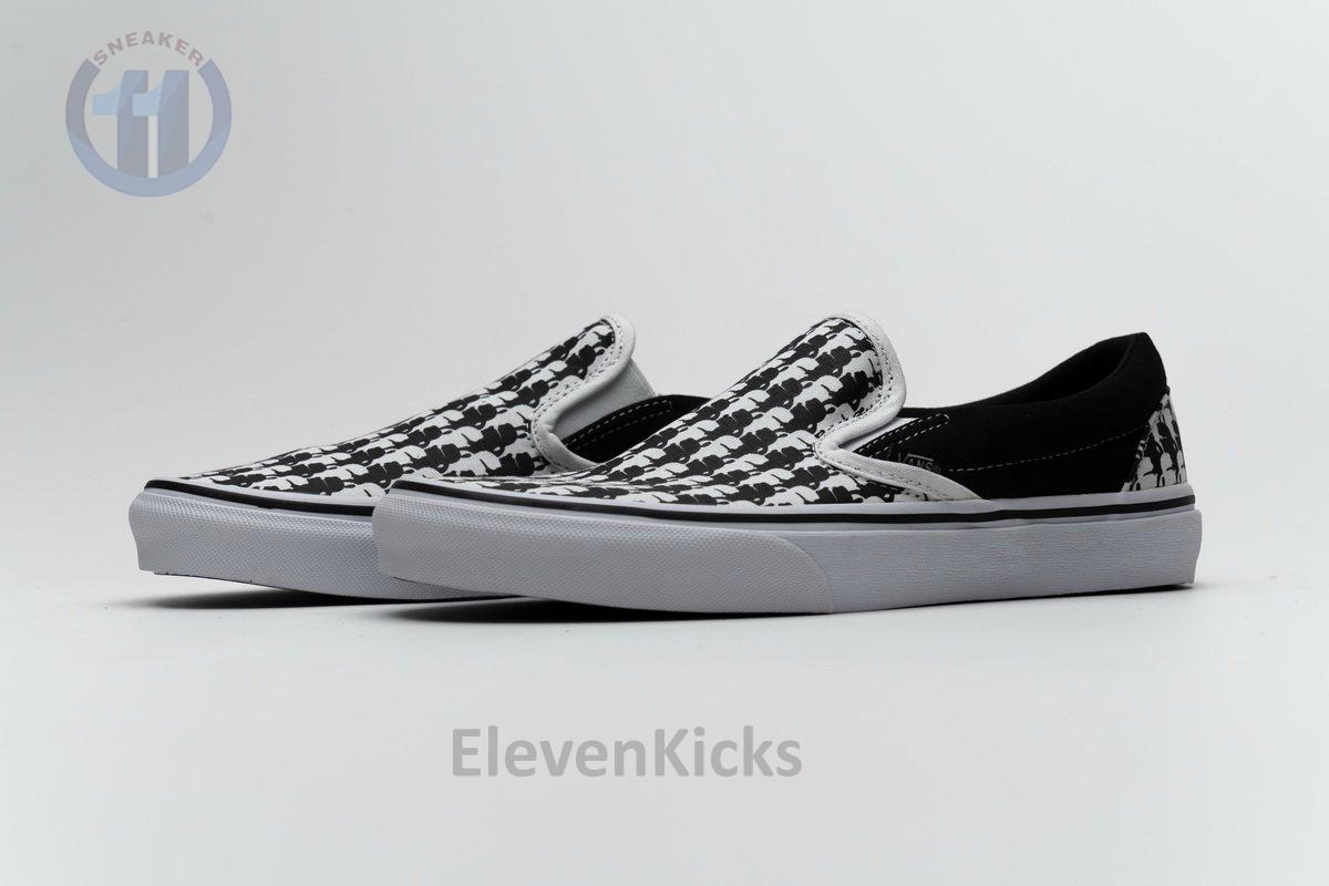 Vans Classic Slip-On Karl Lagerfeld Black White