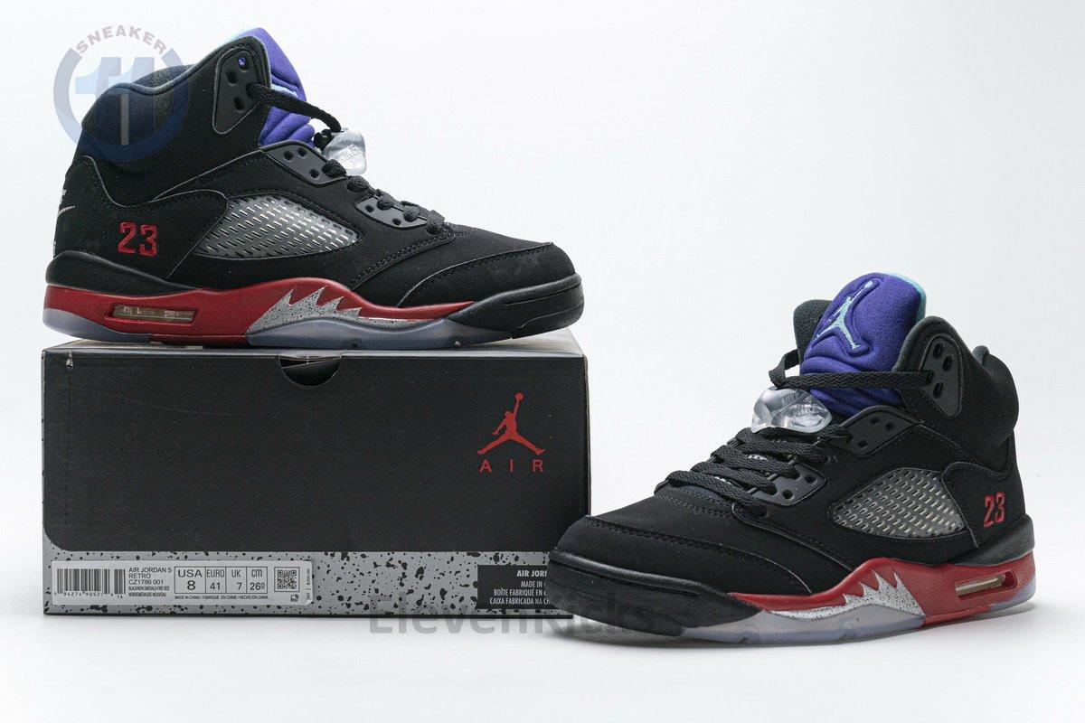 CZ1786-001 Air Jordan 5 Retro Top 3 Black