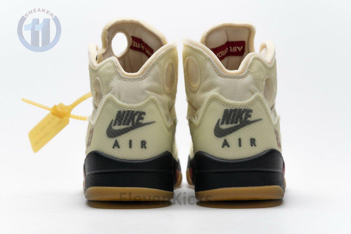 DH8565-100 OFF White x Air Jordan 5 Retro SP Sail