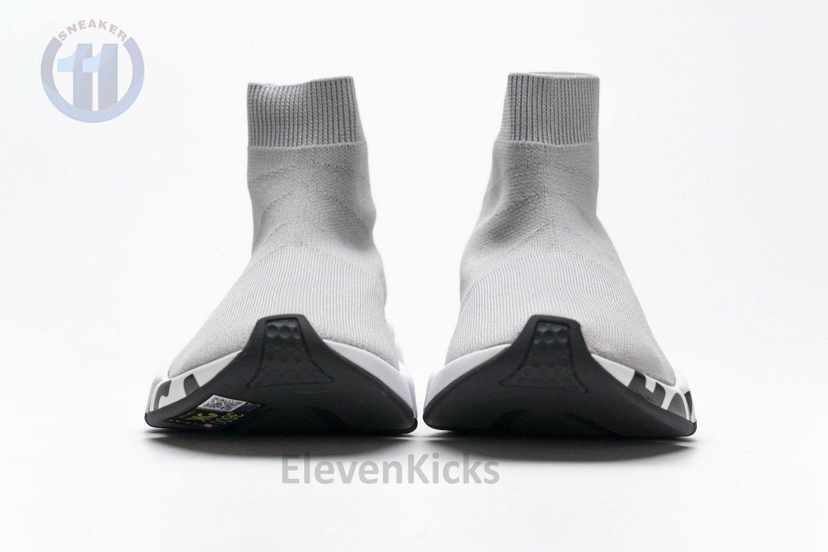 Ba*len*cia*ga stretch mesh high top sneaker grey