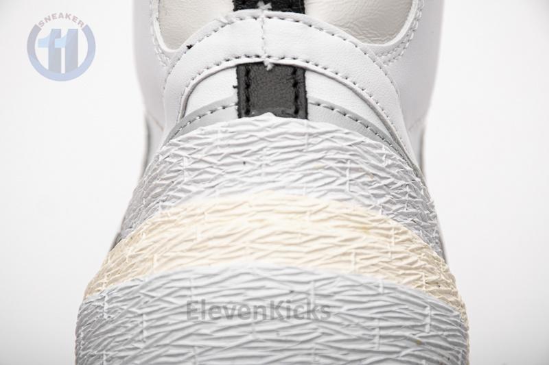 BV0072-100 Sacai x Nike Blazer Mid White Grey