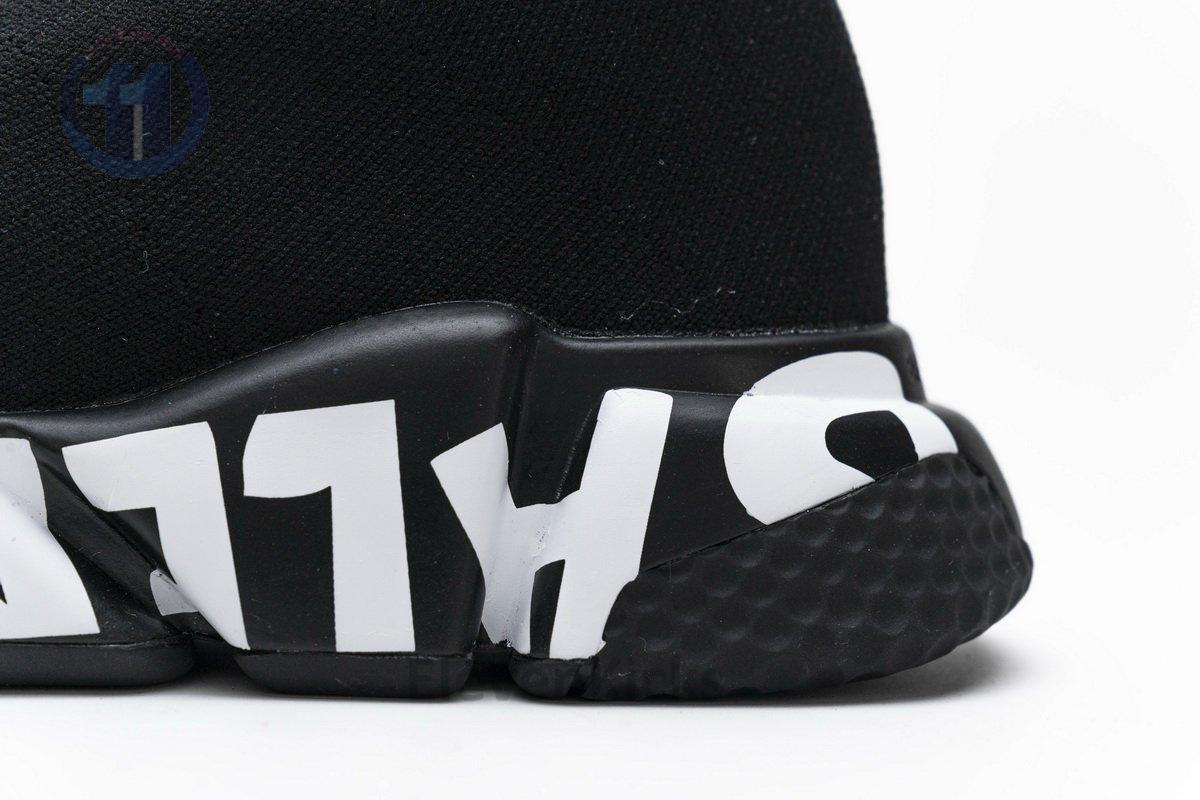 Ba*len*cia*ga stretch mesh high top sneaker all black
