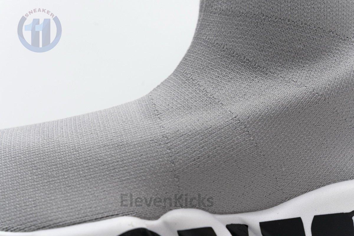 Ba*len*cia*ga stretch mesh high top sneaker grey