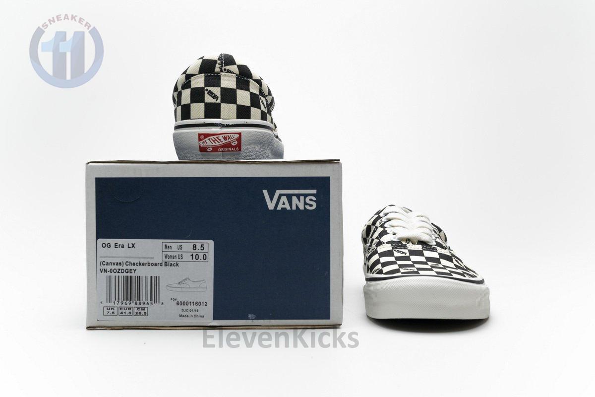 VANS VAULT OG ERA LX Checkerboard Black OG Era LX