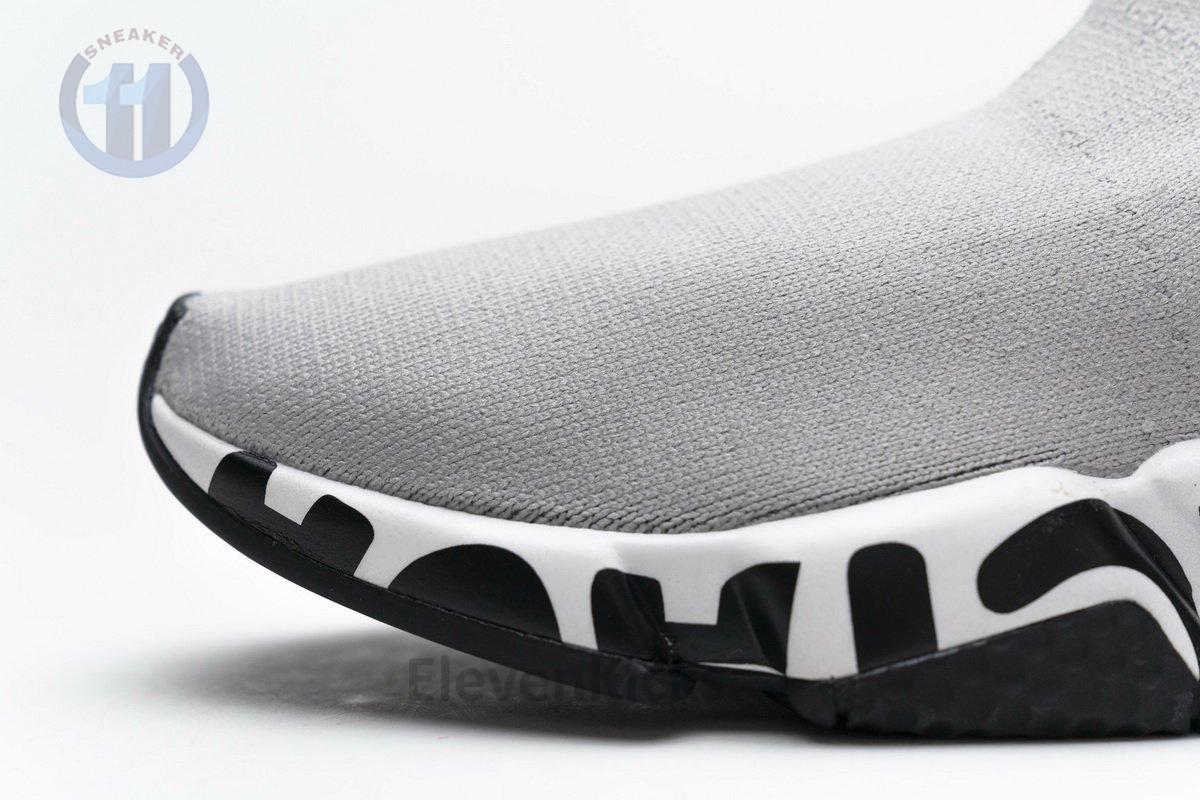 Ba*len*cia*ga stretch mesh high top sneaker grey
