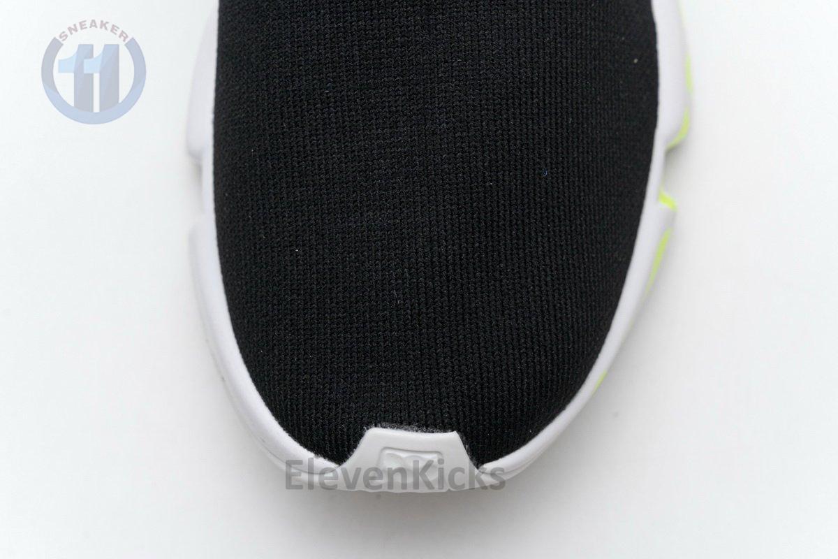 Ba*len*cia*ga stretch mesh high top sneaker black white