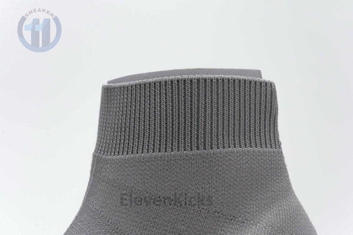Ba*len*cia*ga stretch mesh high top sneaker grey