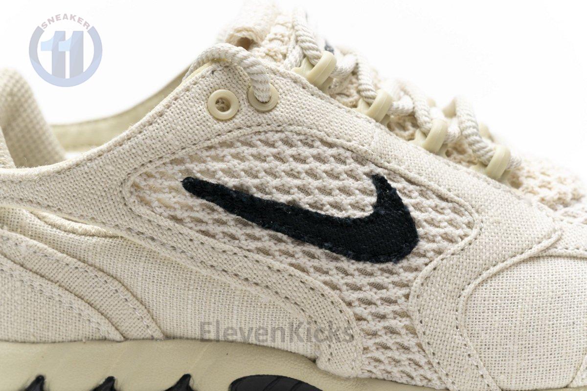 CQ5486-200 Stussy X Nike Air Zoom Spiridon Caged 2 Fossil