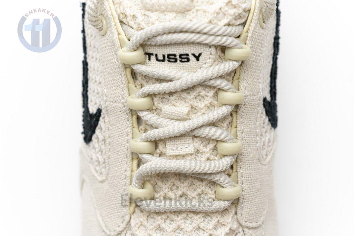 CQ5486-200 Stussy X Nike Air Zoom Spiridon Caged 2 Fossil
