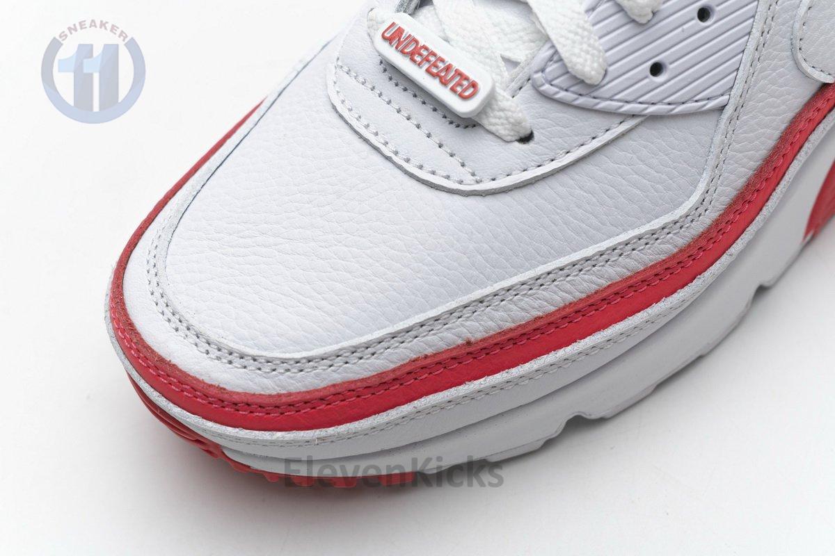 CJ7197-103 Undefeated x Nike Air Max 90 White Red