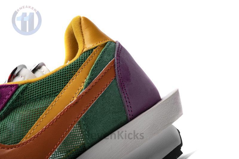 Sacai x Nike LDWaffle GreenPinkOrange BV0073-301
