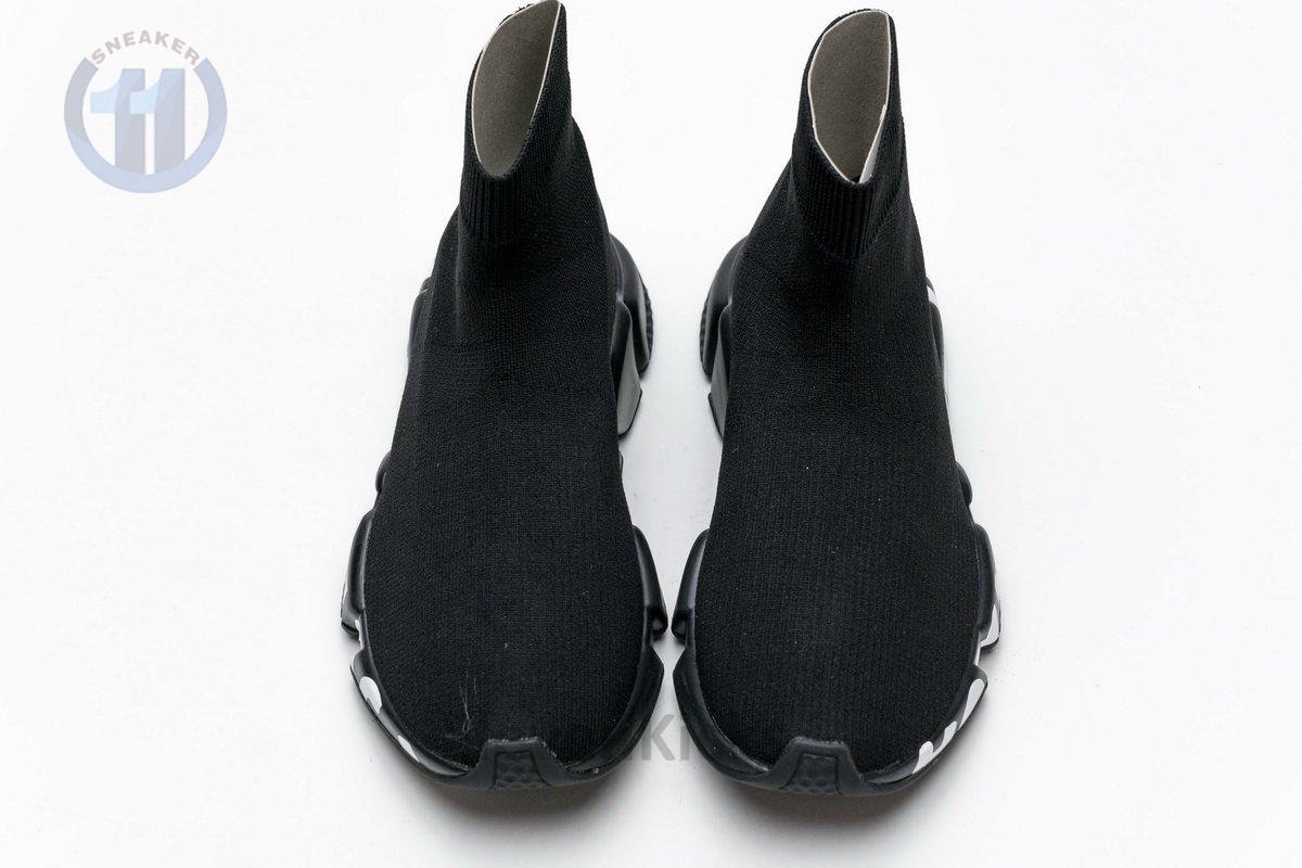 Ba*len*cia*ga stretch mesh high top sneaker all black