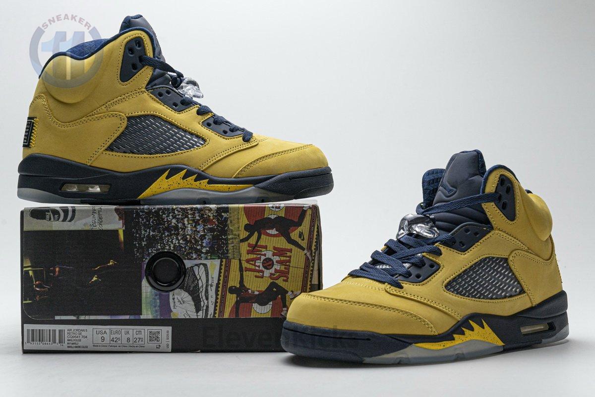 CQ9541-704 Air Jordan 5 Retro SE “Michigan”