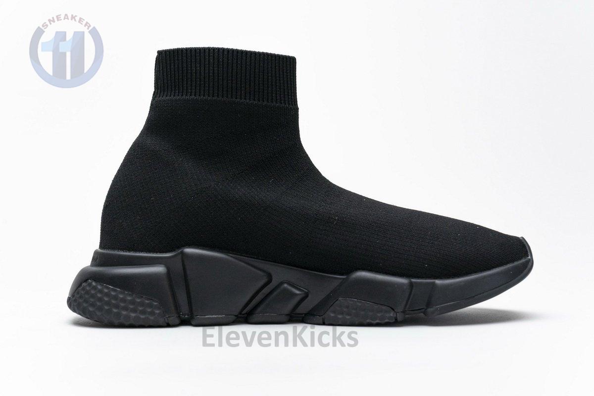 Ba*len*cia*ga stretch mesh high top sneaker all black