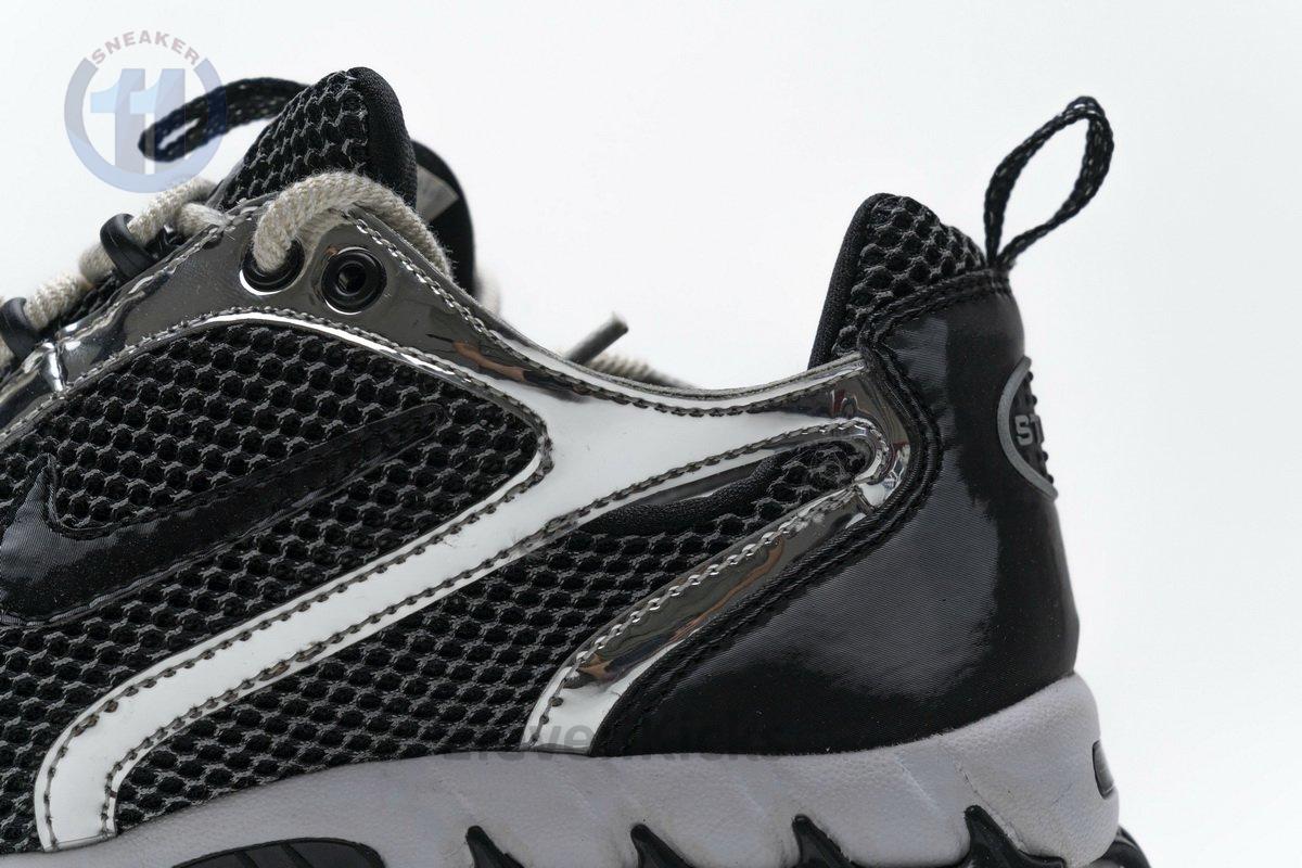 CU1854-001 Stussy x Nike Air Zoom Spiridon Cage 2 Black Silver