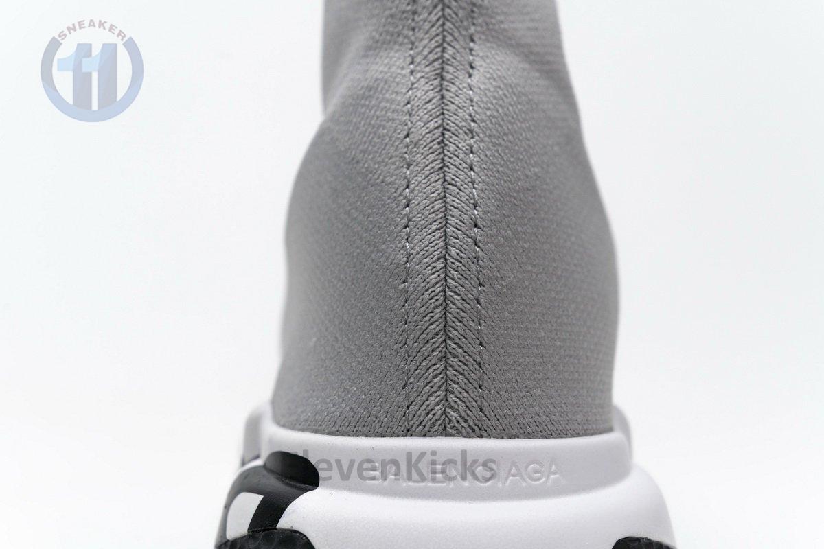 Ba*len*cia*ga stretch mesh high top sneaker grey