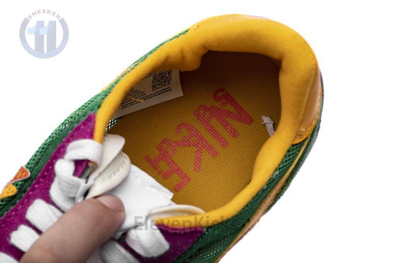 Sacai x Nike LDWaffle GreenPinkOrange BV0073-301