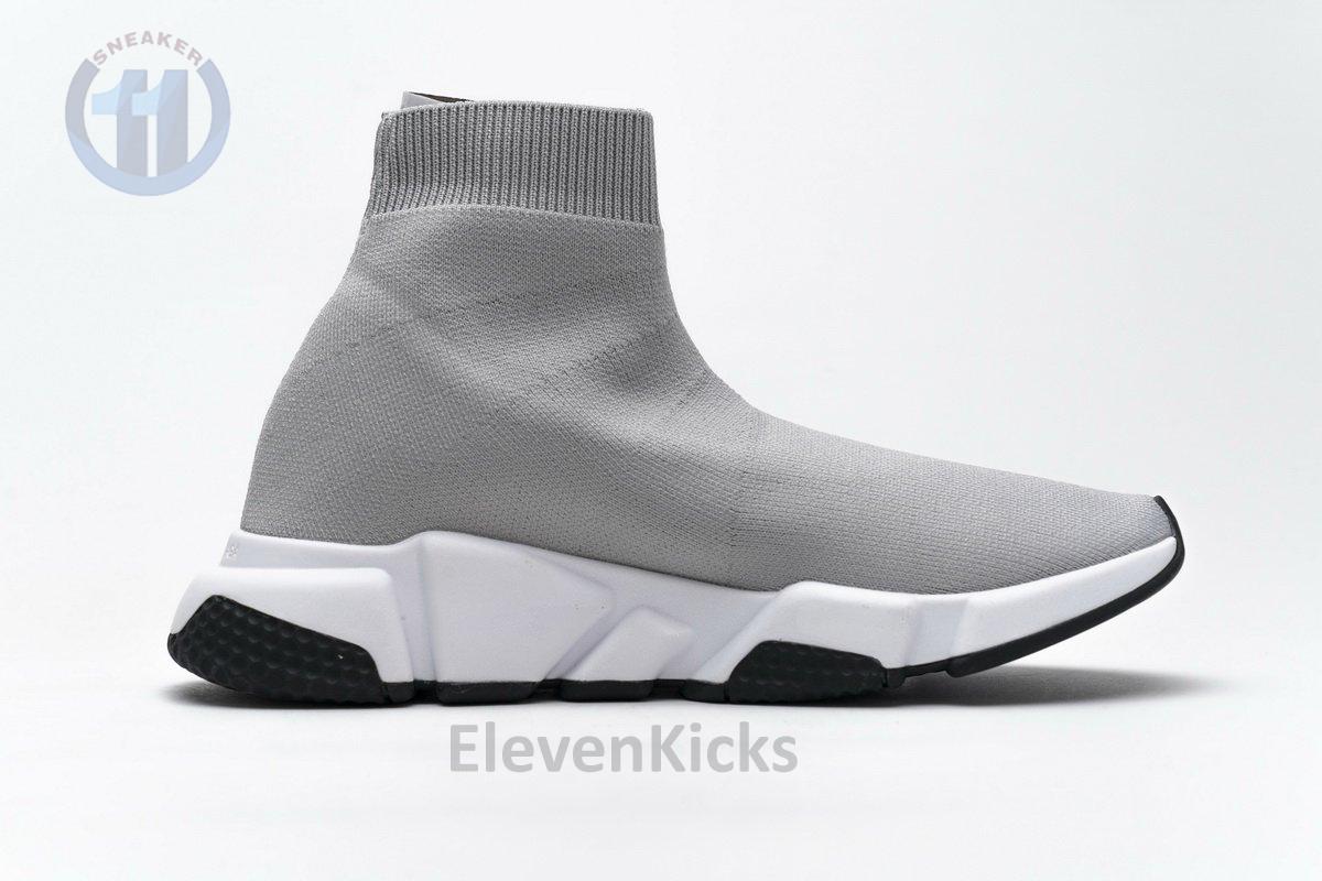 Ba*len*cia*ga stretch mesh high top sneaker grey
