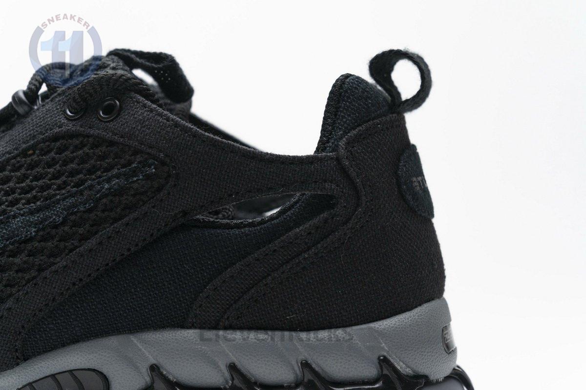 CQ5486-001 Stussy x Nike Air Zoom Spiridon Cage 2 Black Cool Grey