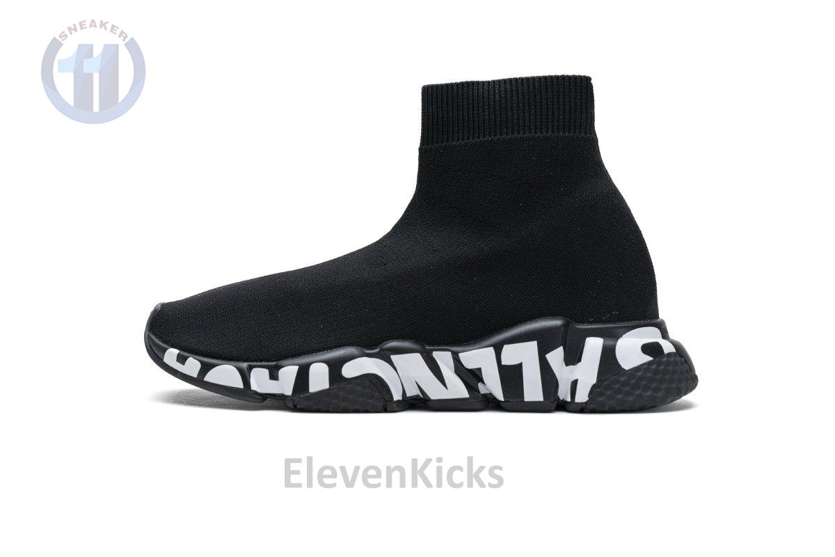 Ba*len*cia*ga stretch mesh high top sneaker all black