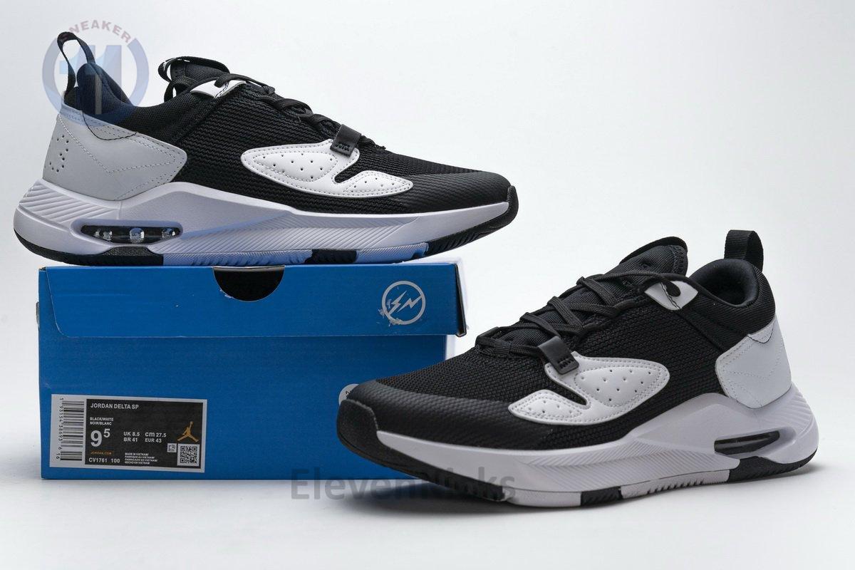 CV1761-100 Fragment Design x Jordan Delta SP Black White