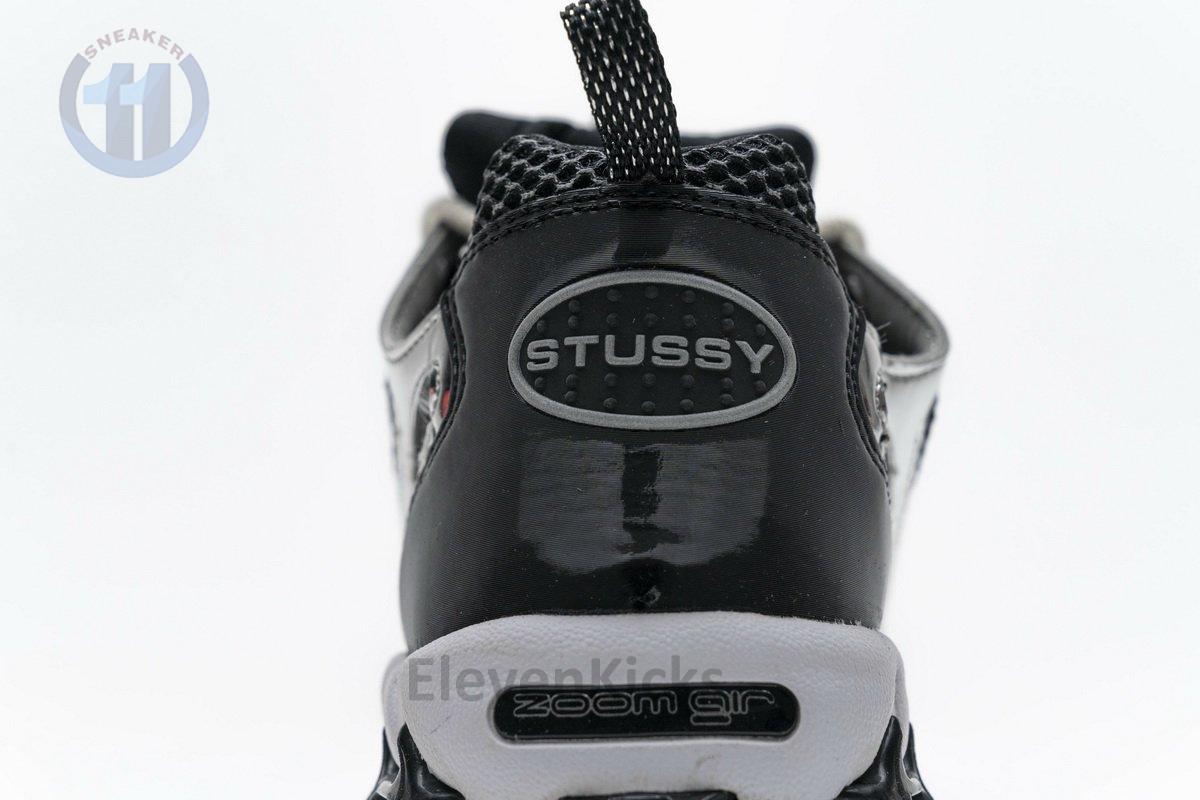 CU1854-001 Stussy x Nike Air Zoom Spiridon Cage 2 Black Silver