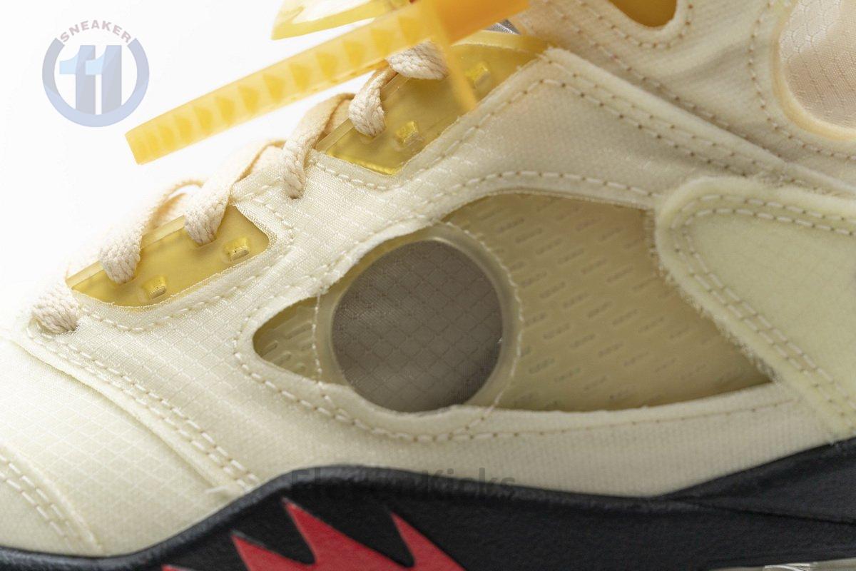 DH8565-100 OFF White x Air Jordan 5 Retro SP Sail