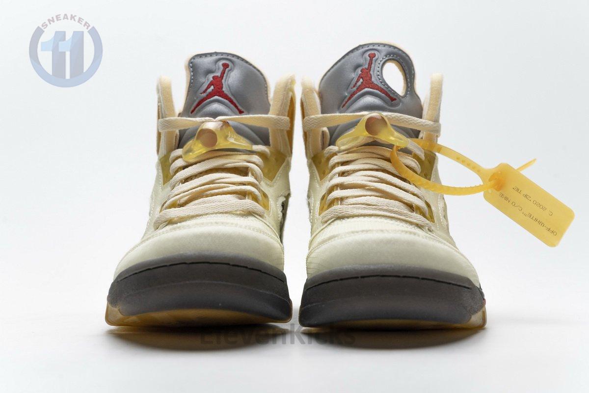 DH8565-100 OFF White x Air Jordan 5 Retro SP Sail