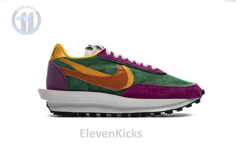 Sacai x Nike LDWaffle GreenPinkOrange BV0073-301