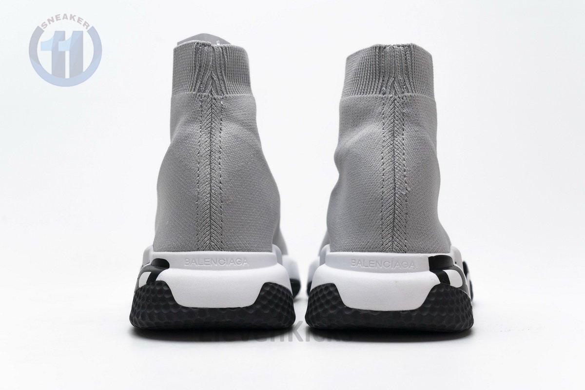 Ba*len*cia*ga stretch mesh high top sneaker grey