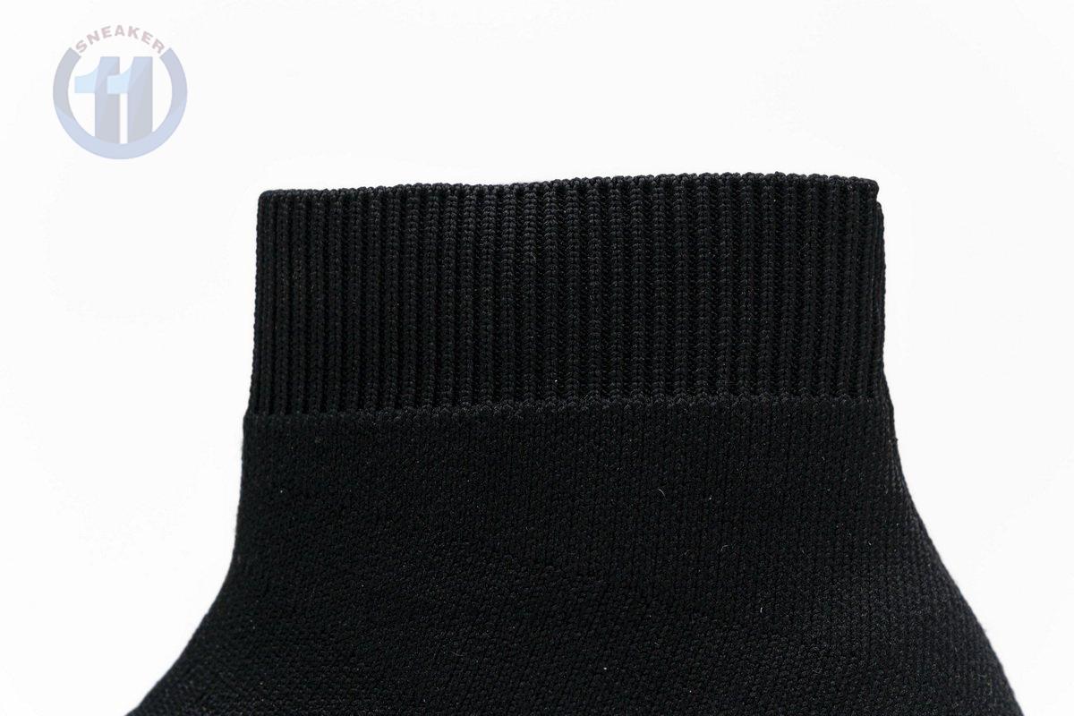 Ba*len*cia*ga stretch mesh high top sneaker all black