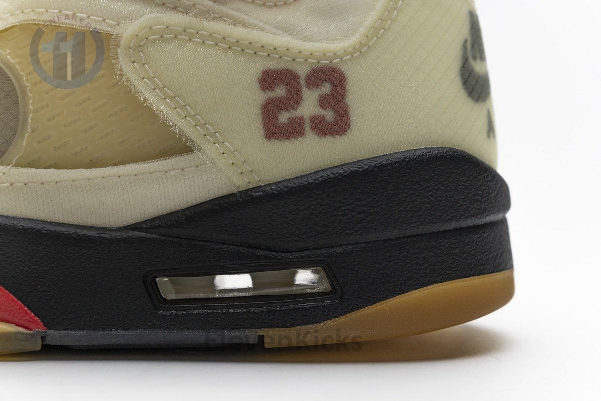 DH8565-100 OFF White x Air Jordan 5 Retro SP Sail