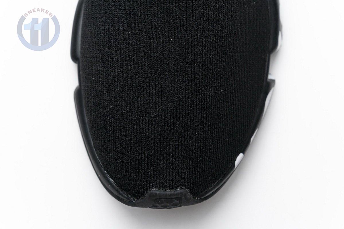 Ba*len*cia*ga stretch mesh high top sneaker all black