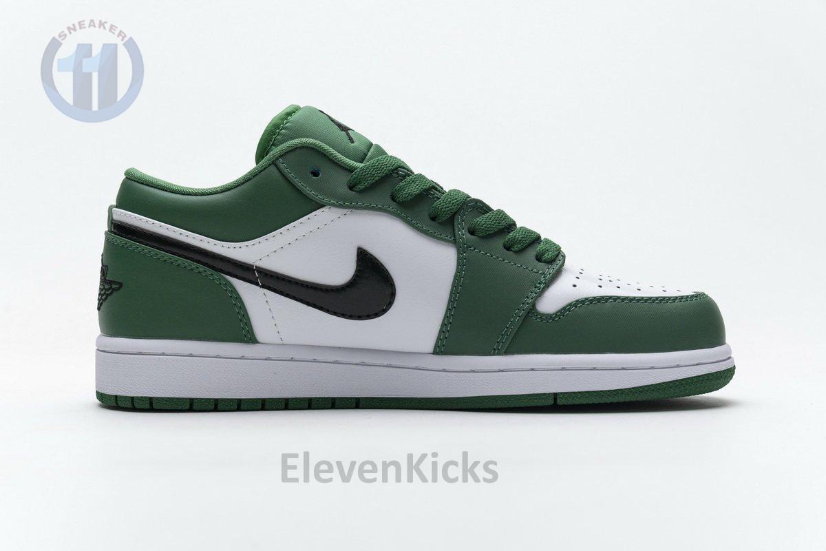 553558-301 Air Jordan 1 Low Pine Green