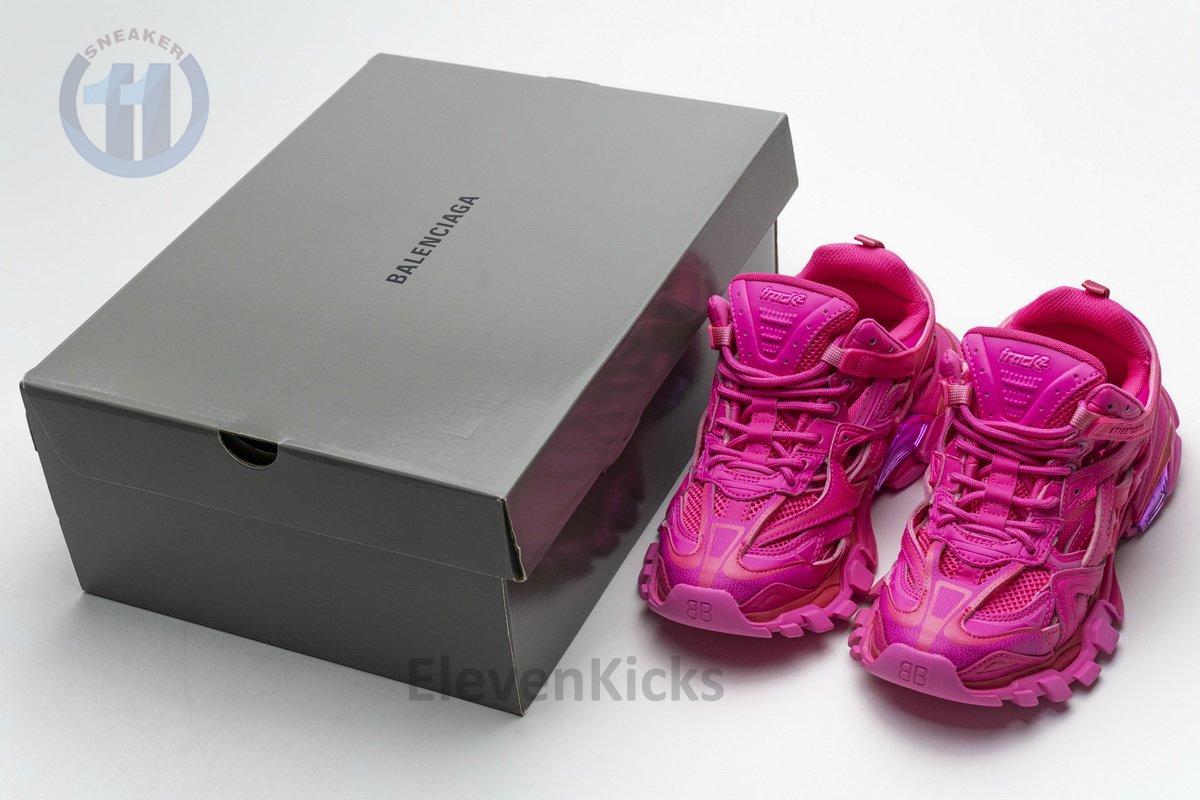 568615 W2FC1 5845 Blenciaga Track 2 Sneaker Fluo Pink