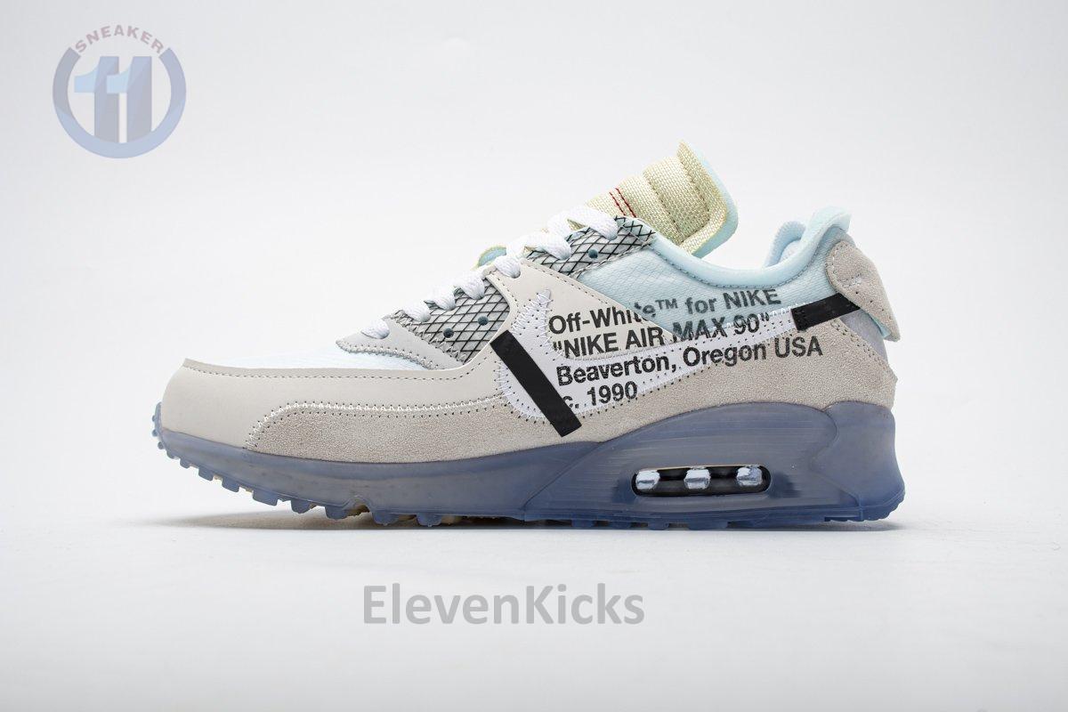 AA7293-100 Off-White x Nike Air Max 90 “All White”