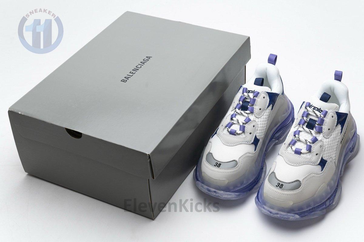544351 w09e1 1322 Ba*len*cia*ga triple s white purple