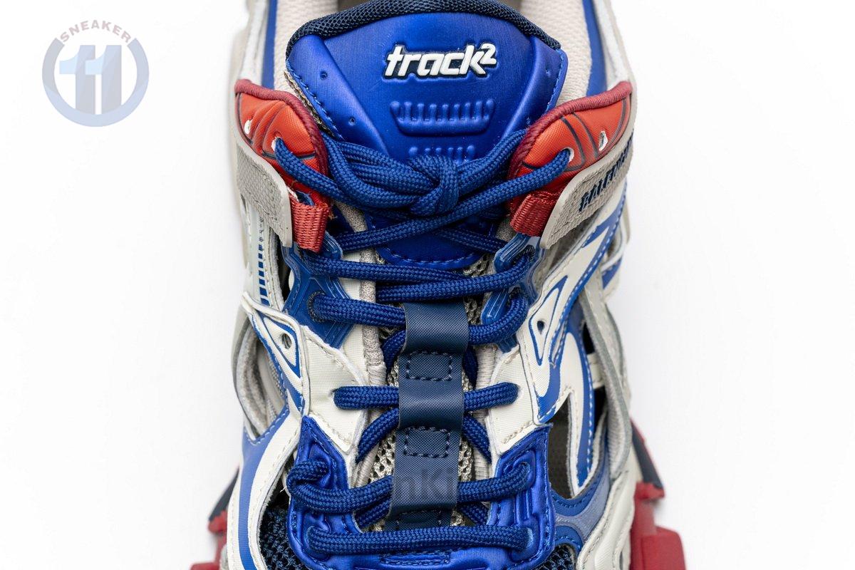 570391 W2GN2 8570 Blenciaga Track 2 Sneaker Beige Blue