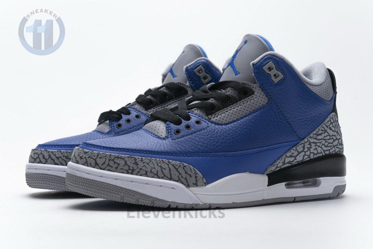 CT8532-400 Air Jordan 3 Retro -Varsity Royal