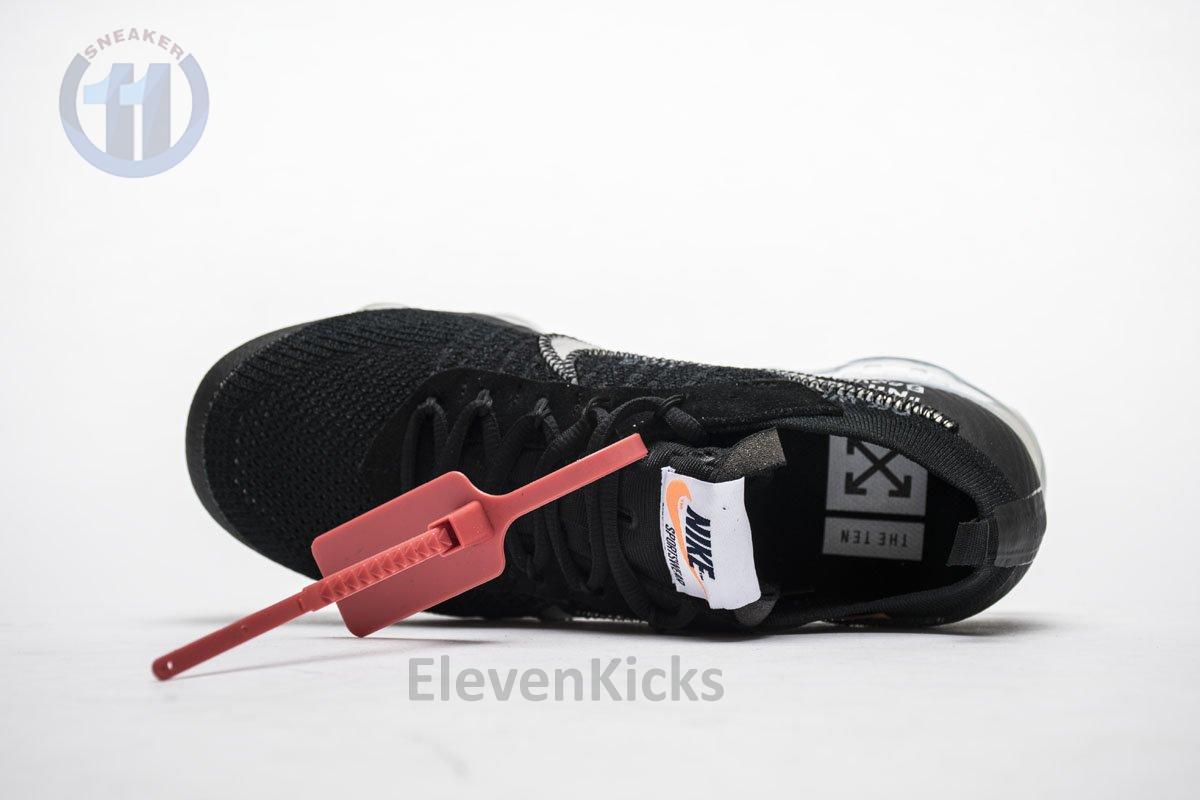 2018 1.0 AA3831-002 Off White x Nike Air VaporMax 2018 ‘Black White’