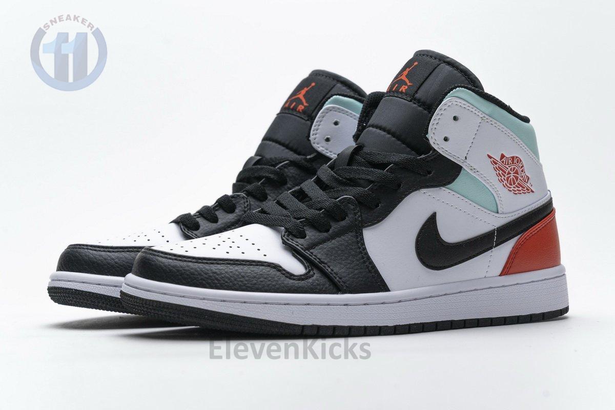 BQ6931-100 Air Jordan 1 Mid GS Black Toe