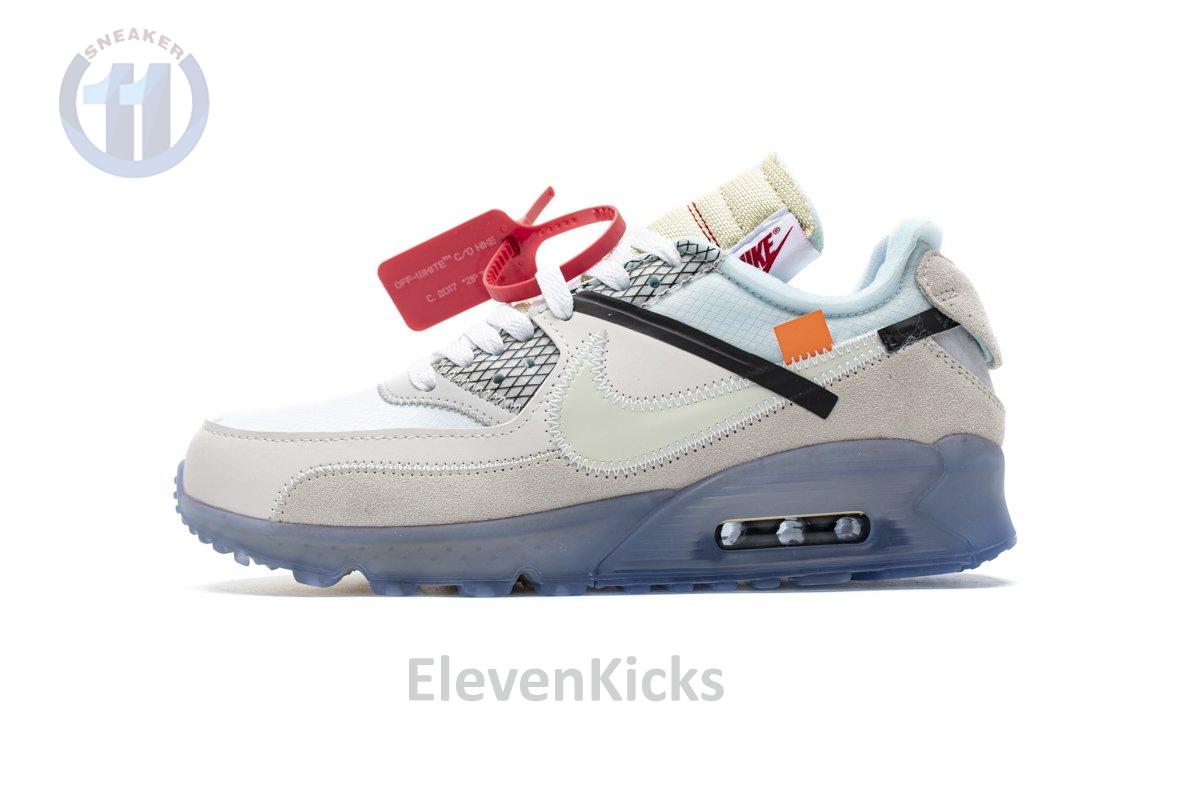 AA7293-100 Off-White x Nike Air Max 90 “All White”