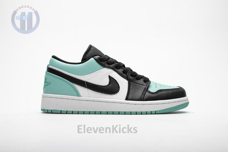 Air Jordan 1 Low Emerald Toe 553558-117