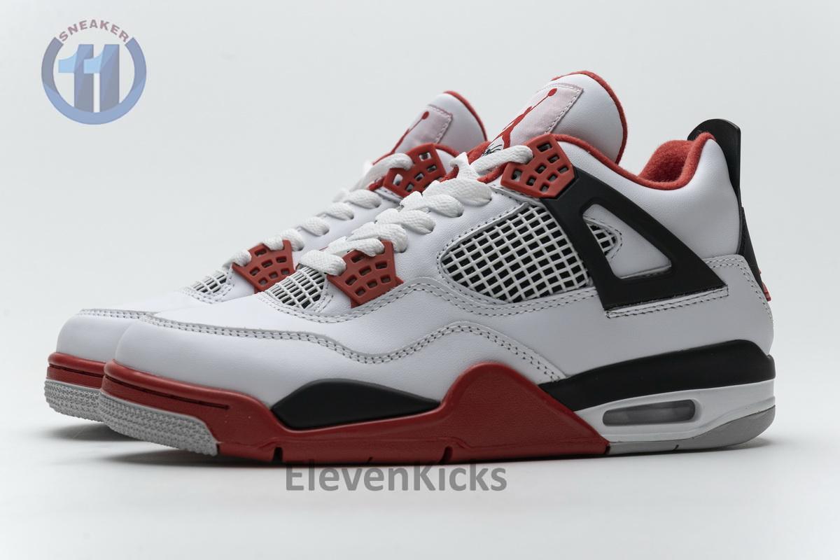 308497-110 Air Jordan 4 Retro Fire Red