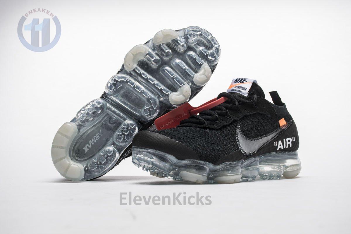 2018 1.0 AA3831-002 Off White x Nike Air VaporMax 2018 ‘Black White’