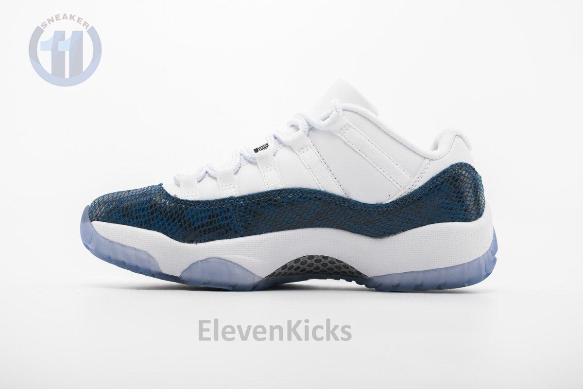 Air Jordan 11 Low “Navy Blue Snakeskin”CD6846-102